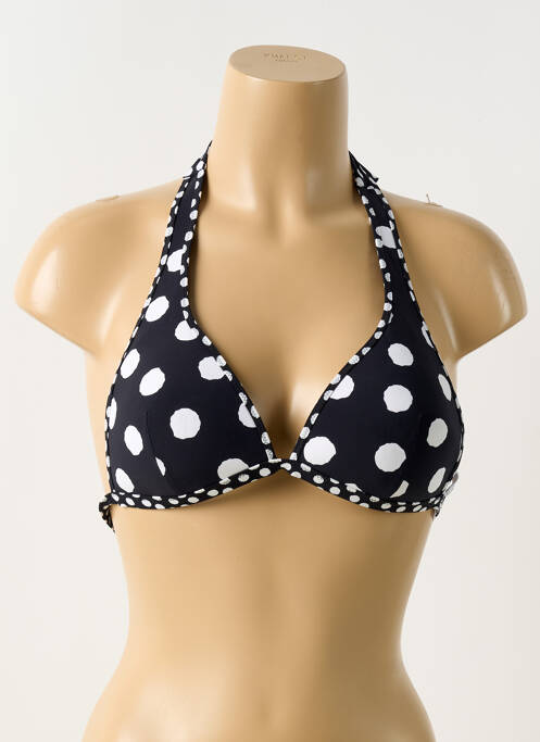 Haut de maillot de bain stretch haut triangles noir ROSA FAIA femme