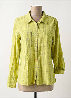 Chemisier coupe cintrée manches longues jaune WHITE STUFF femme
