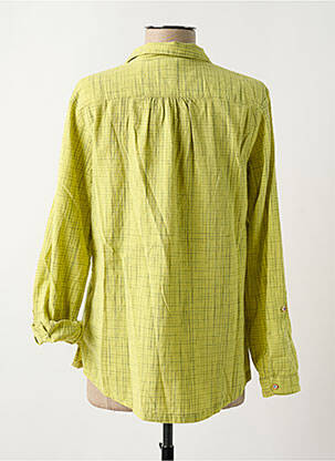 Chemisier coupe cintrée manches longues jaune WHITE STUFF femme