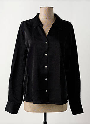 Chemisier coupe droite manches longues noir B.YOUNG femme