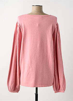 Pull coupe cintrée manches longues rose CREAM femme