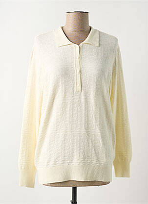 Pull stretch manches longues beige CREAM femme
