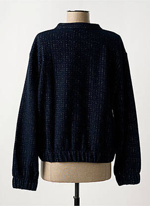 Blouson fermeture pressionnée bleu LA FEE MARABOUTEE femme