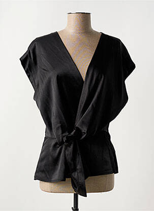 Top manches courtes manches courtes noir MD'M femme