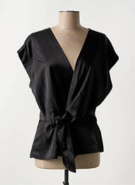Top manches courtes manches courtes noir MD'M femme