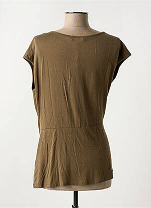 T-shirt stretch manches courtes vert MD'M femme