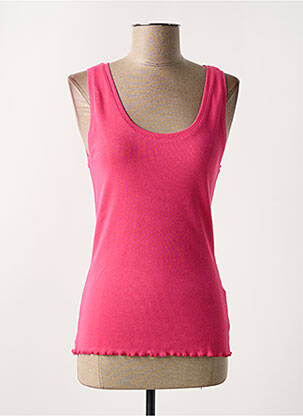 Débardeur coupe ajustée sans manche rose B.YOUNG femme