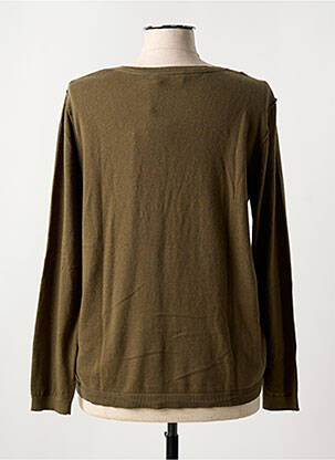 Gilet manches longues stretch vert CREAM femme