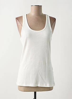 Débardeur beige ICHI pour femme