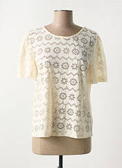 Top beige ICHI pour femme seconde vue