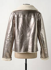 Veste simili cuir argent RINO & PELLE pour femme seconde vue