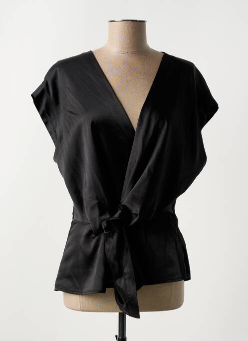 Top manches courtes manches courtes noir MD'M femme