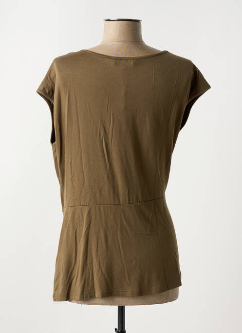 T-shirt stretch manches courtes vert MD'M femme
