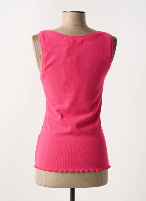 Débardeur coupe ajustée sans manche rose B.YOUNG femme
