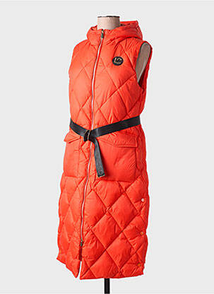 Doudoune poches a capuche orange LOLA CASADEMUNT femme