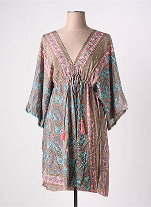 Robe mi-longue coupe fluide manches 3/4 rose BOLD & BEAUTIFUL femme