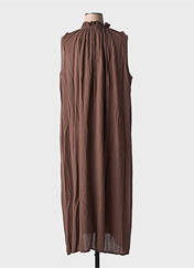 Robe longue marron JOHANNA PARIS pour femme seconde vue