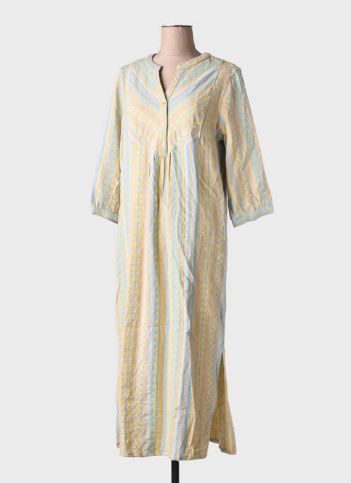 Robe longue manches longues manches longues bleu CREAM femme