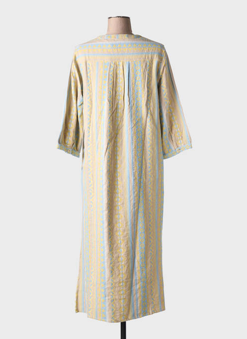 Robe longue manches longues manches longues bleu CREAM femme