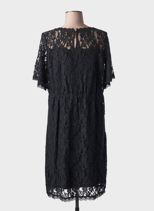 Robe mi-longue manches courtes manches courtes noir CREAM femme