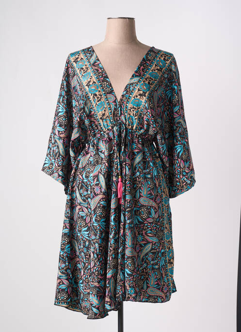 Robe mi-longue coupe fluide manches 3/4 noir BOLD & BEAUTIFUL femme
