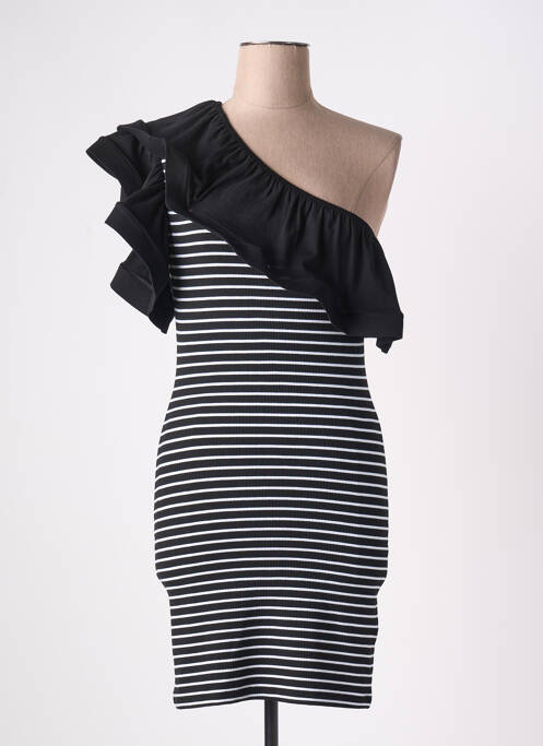 Robe courte sans manche sans manche noir BSB femme