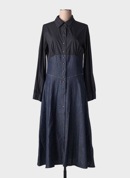 Robe longue bleu BSB pour femme