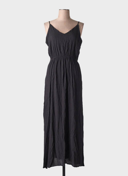 Robe longue noir ICHI pour femme