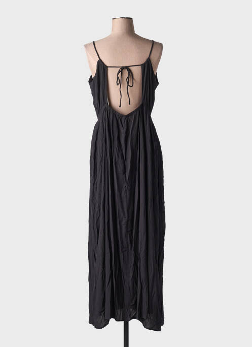 Robe longue noir ICHI femme