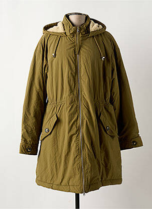 Parka fermeture zippée sur le devant a capuche vert B.YOUNG femme