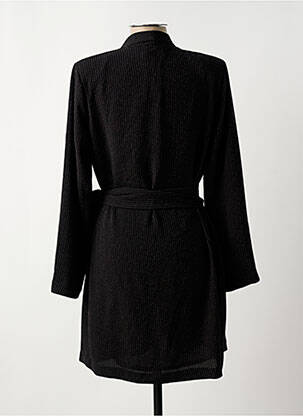 Robe courte manches longues manches longues noir MORGAN femme