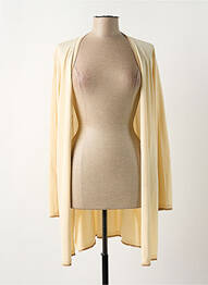 Gilet manches longues manches longues beige MD'M femme