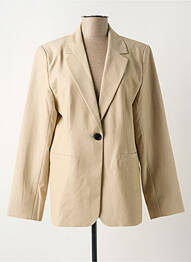 Blazer finition intérieure doublée beige B.YOUNG femme