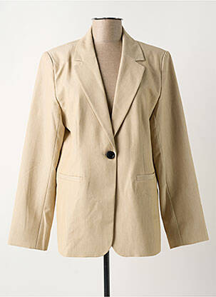 Blazer finition intérieure doublée beige B.YOUNG femme