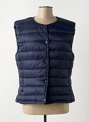 Doudoune poches sans capuche bleu B.YOUNG femme