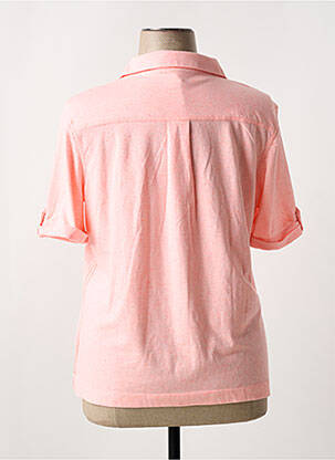 Chemisier coupe droite manches courtes rose WHITE STUFF femme