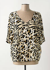 Blouse beige ICHI pour femme seconde vue