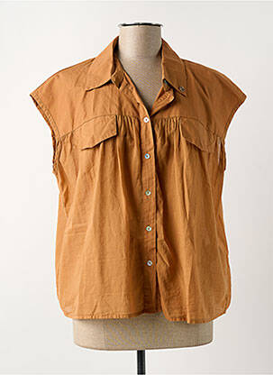 Chemisier marron BSB pour femme