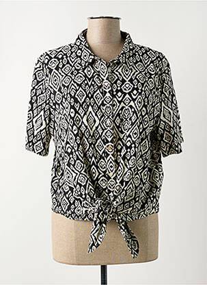 Chemisier noir ICHI pour femme