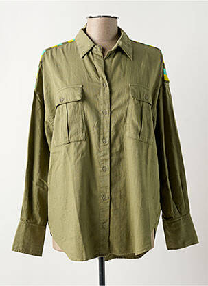 Chemisier vert FIVE pour femme