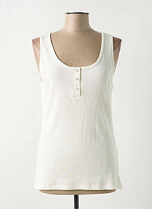 Débardeur beige ICHI pour femme