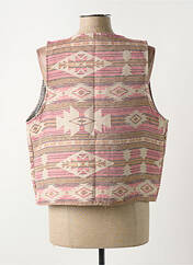 Gilet sans manche beige JOHANNA PARIS pour femme seconde vue