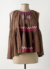 Top marron JOHANNA PARIS pour femme seconde vue