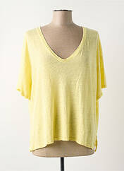 T-shirt jaune JOHANNA PARIS pour femme seconde vue