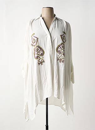 Tunique manches courtes blanc LOLA CASADEMUNT pour femme