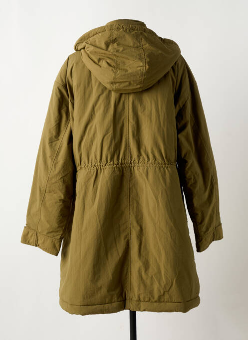 Parka manches longues a capuche vert B.YOUNG femme