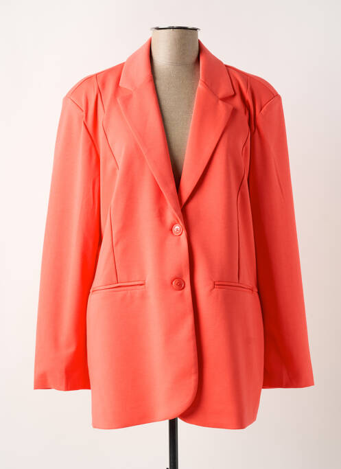 Blazer finition intérieure doublée orange ICHI femme