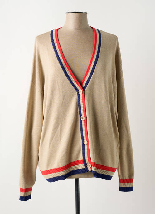 Gilet manches longues beige B.YOUNG pour femme