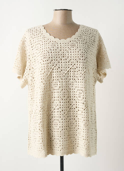 Top beige CREAM pour femme