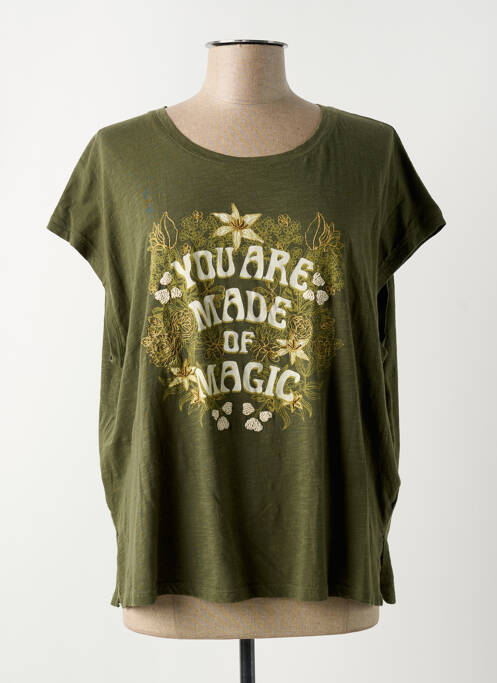 T-shirt vert FIVE pour femme